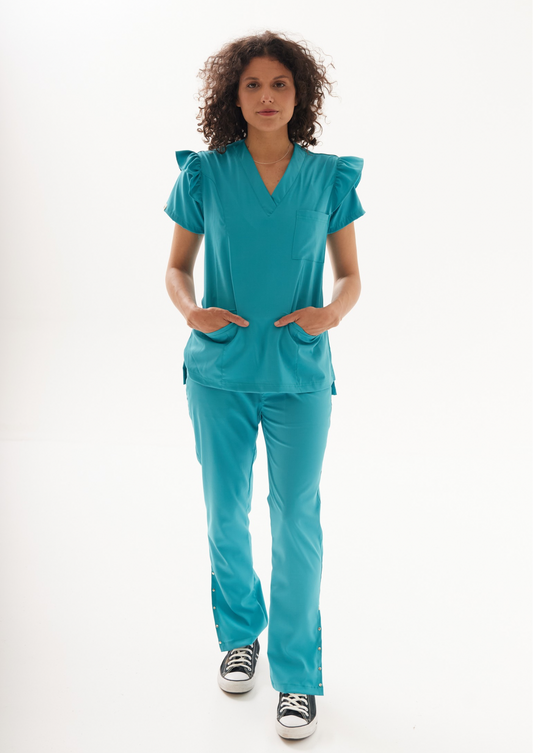 PANTALÓN CHIARA PREMIUM / VERDE AQUA