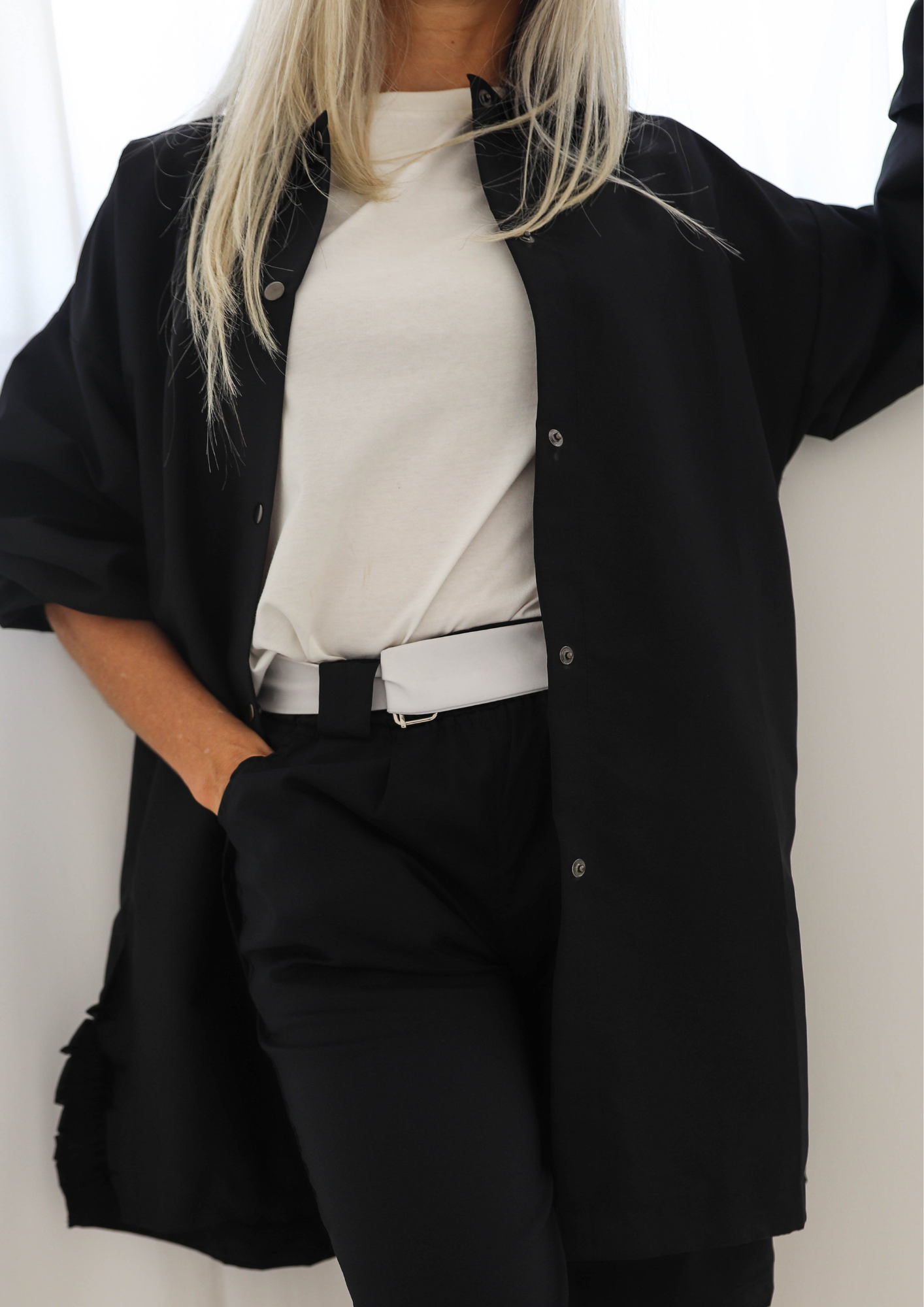 Túnica Margarita / Negro