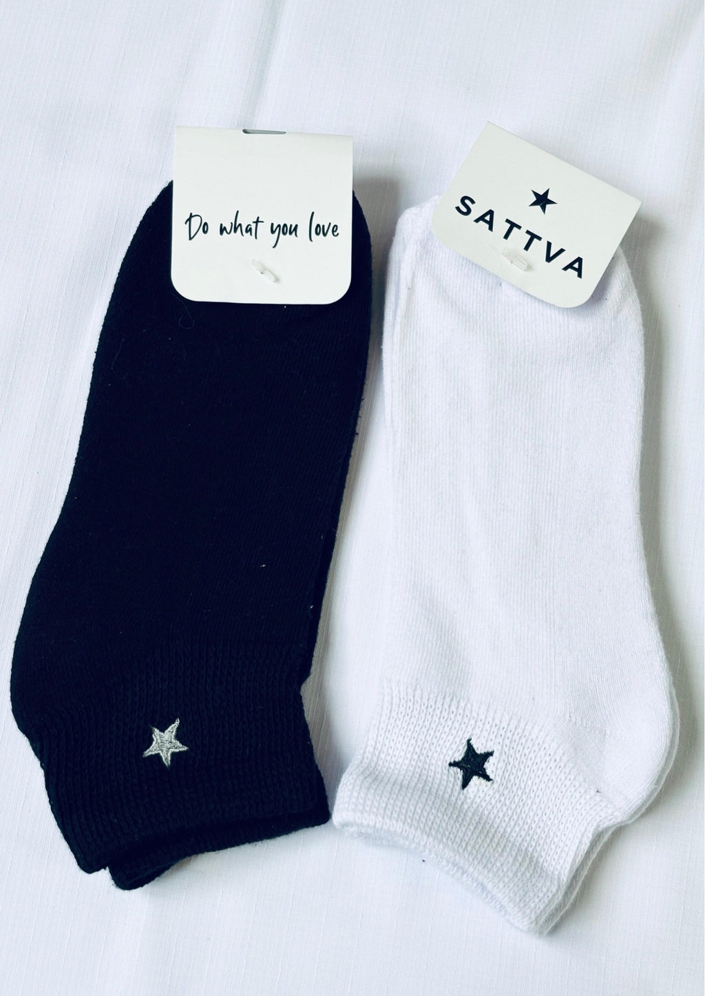 Medias Sattva Pack x2 / Estrella Bordada