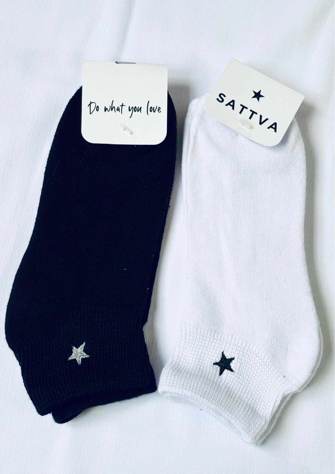 Medias Sattva Pack x2 / Estrella Bordada