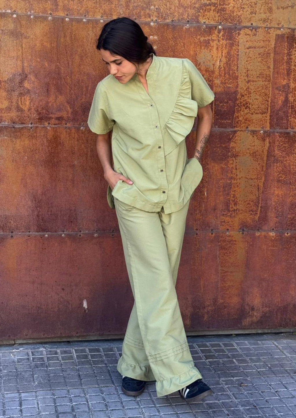 Pantalón Aurea / Verde Pistacho