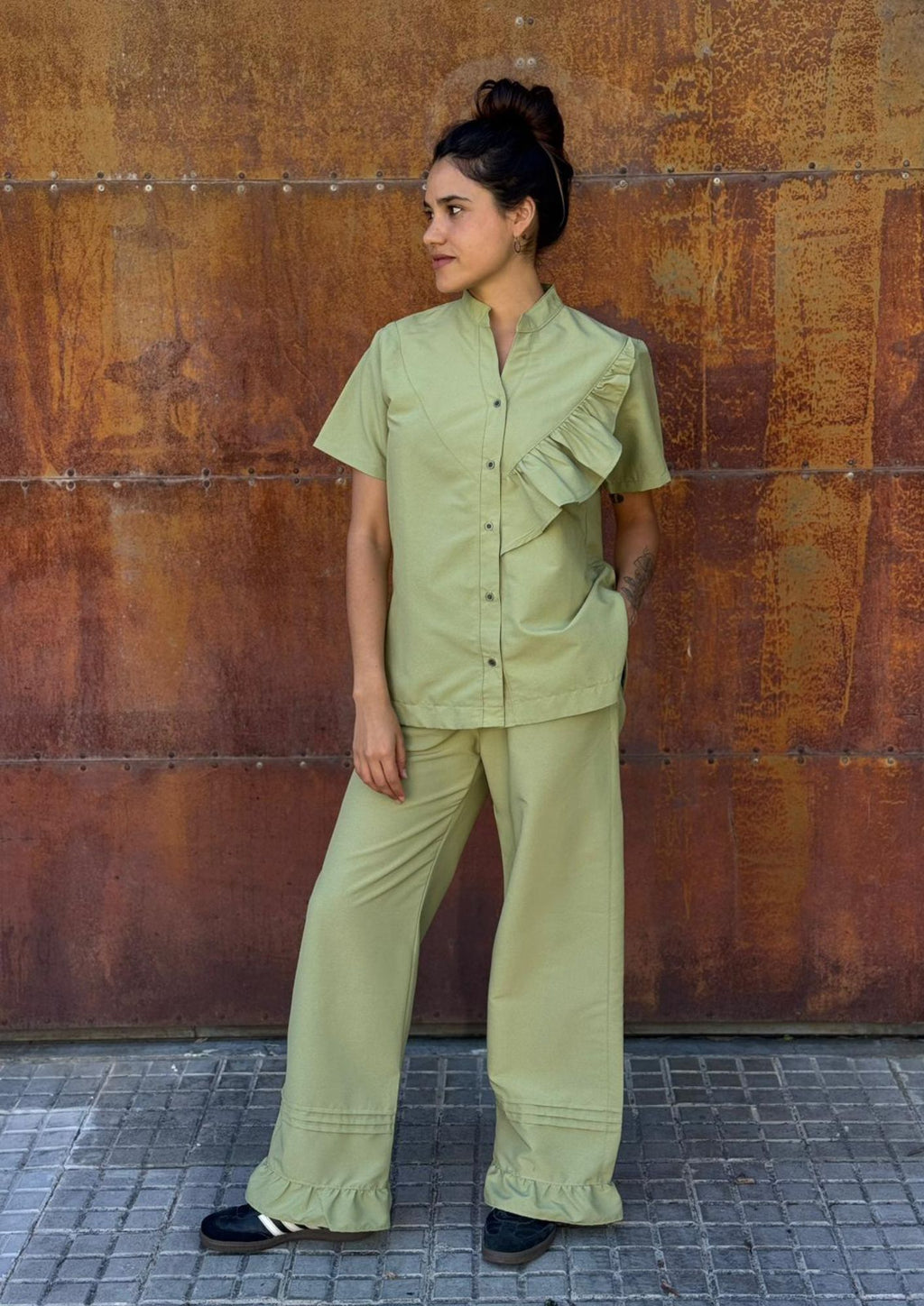 Pantalón Aurea / Verde Pistacho