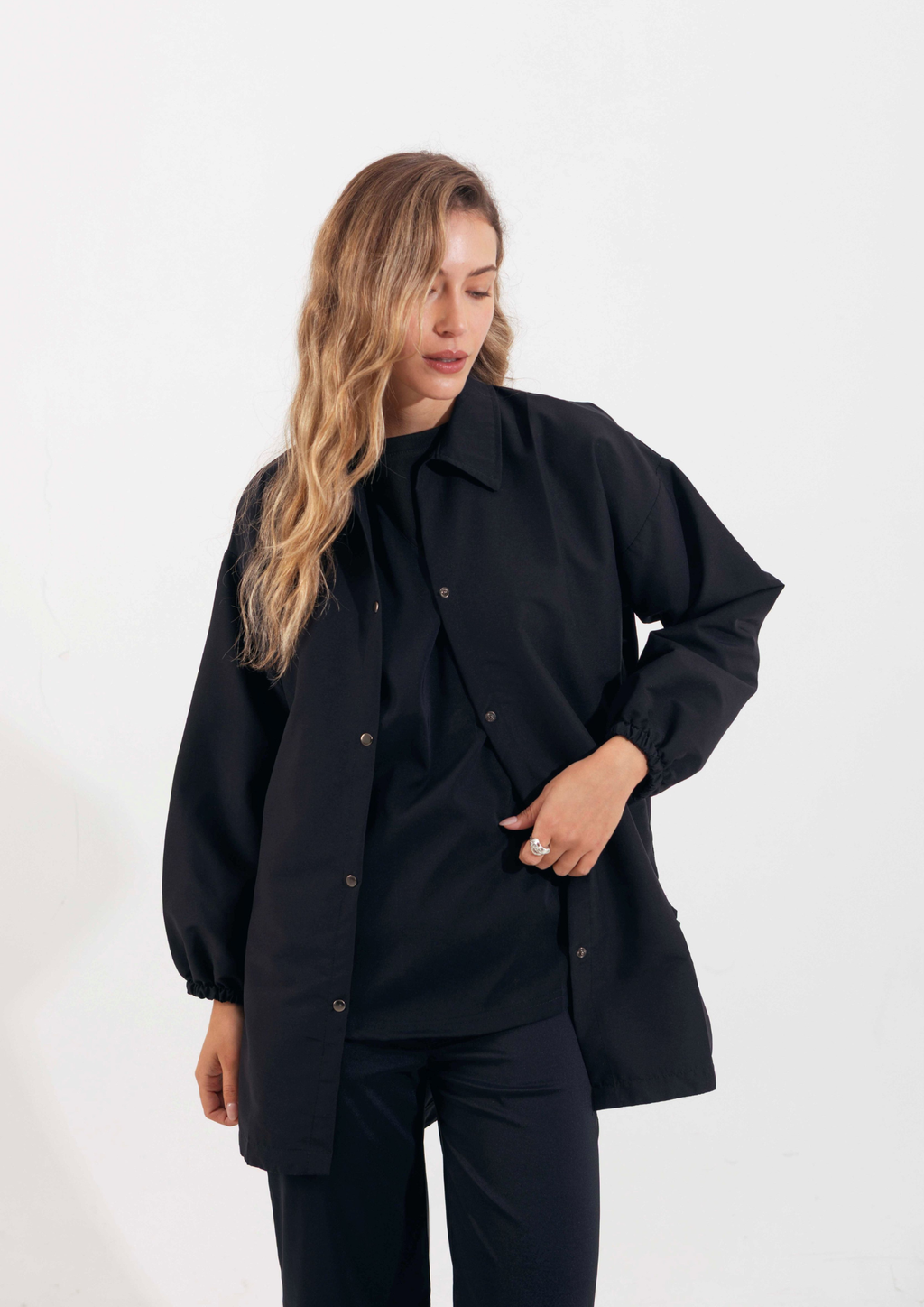 Túnica Margarita / Negro
